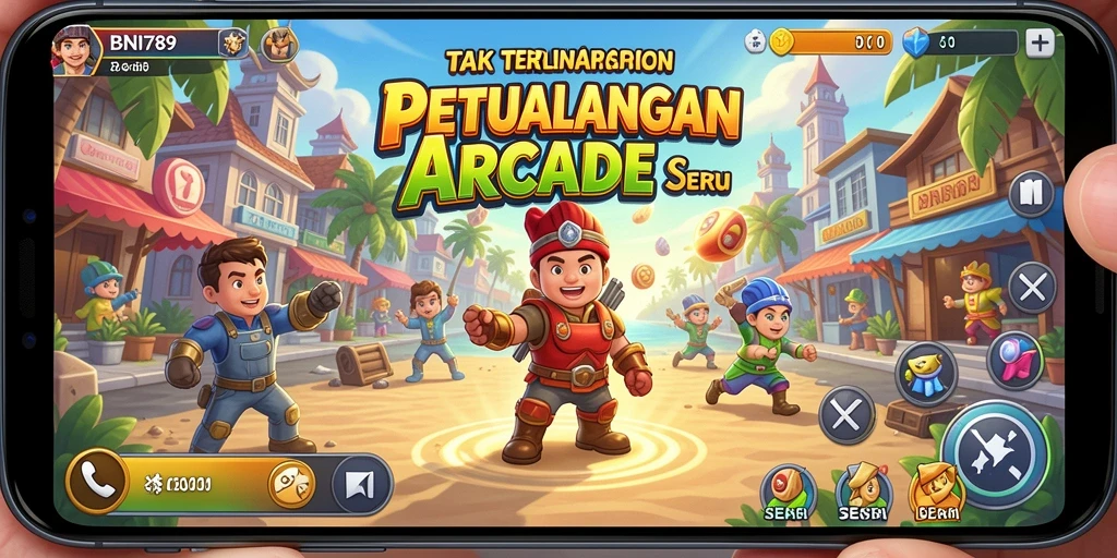 Tampilan gameplay seru dalam BNI789 dengan rintangan menantang.