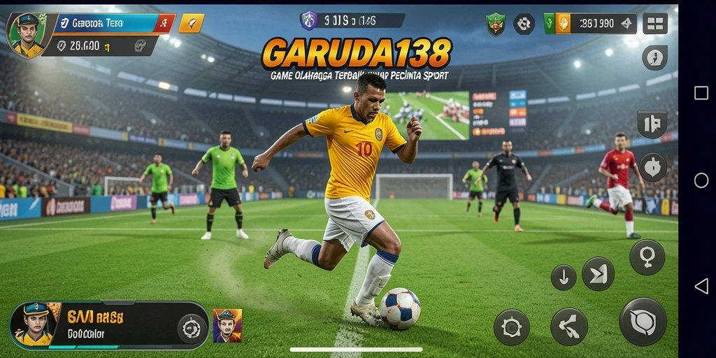 Screenshot menampilkan gameplay seru di GARUDA138 dengan aksi olahraga yang dinamis.