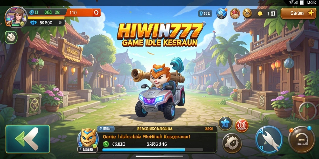 Tampilan screenshot HIWIN777 menampilkan gameplay Idle yang menarik.
