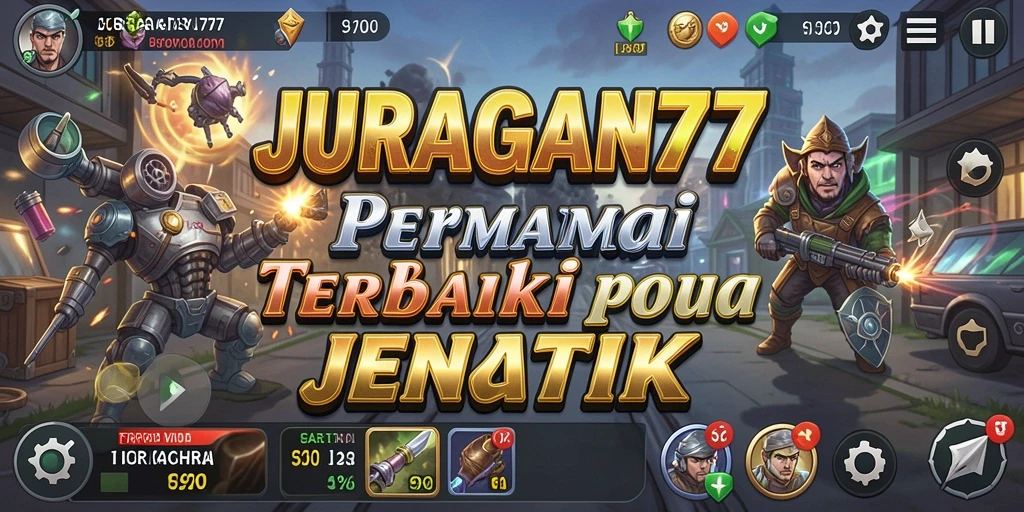 Tampilan gameplay strategis penuh aksi dari JURAGAN77.