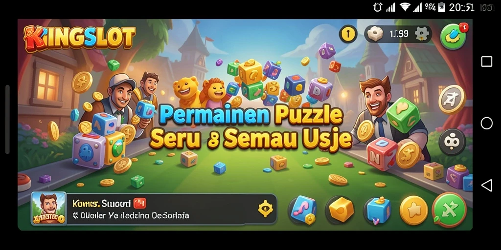 Tampilan gameplay KINGSLOT yang menantang dan menghibur.