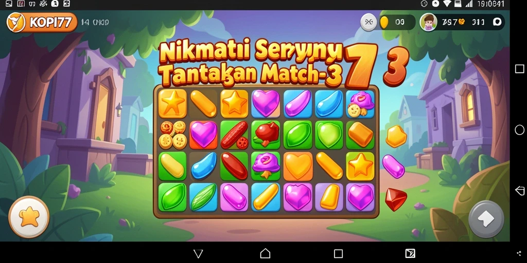 Gameplay seru KOPI77 dengan grafis cerah dan tantangan menarik.