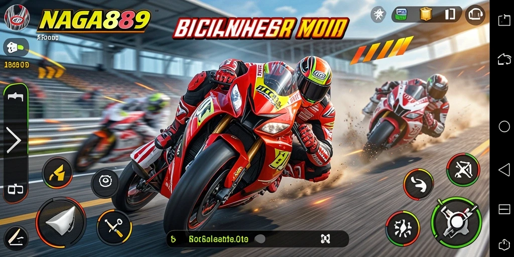 Gameplay seru dalam balapan motor NAGA889 yang mendebarkan.
